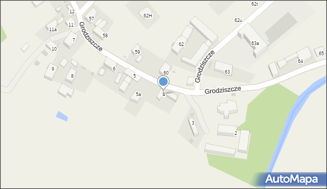 Grodziszcze, Grodziszcze, 4, mapa Grodziszcze