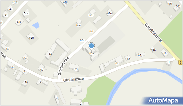 Grodziszcze, Grodziszcze, 63a, mapa Grodziszcze
