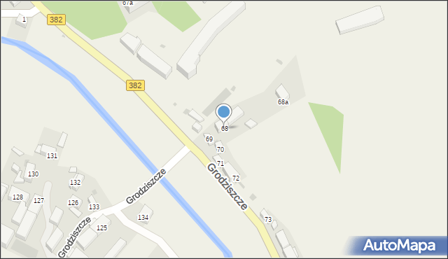 Grodziszcze, Grodziszcze, 68, mapa Grodziszcze