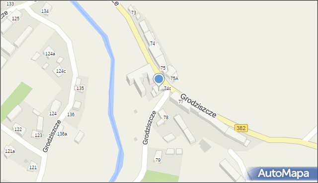 Grodziszcze, Grodziszcze, 99, mapa Grodziszcze
