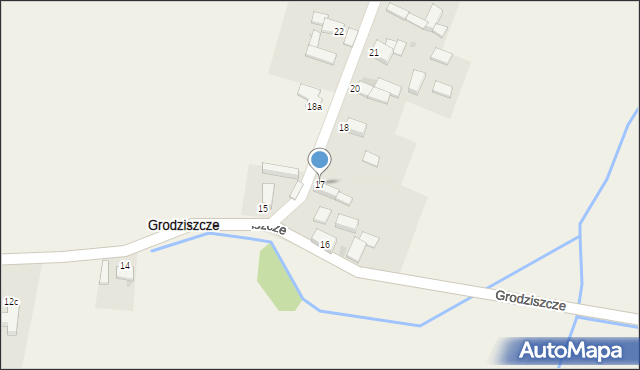 Grodziszcze, Grodziszcze, 17, mapa Grodziszcze