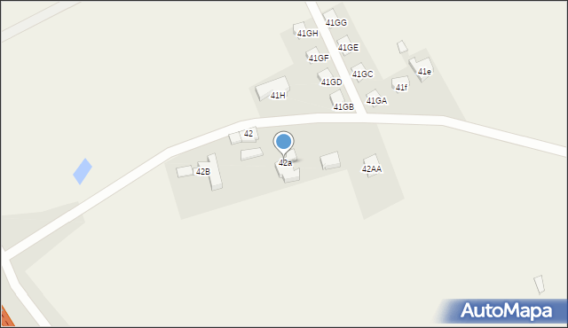 Grodziszcze, Grodziszcze, 42a, mapa Grodziszcze