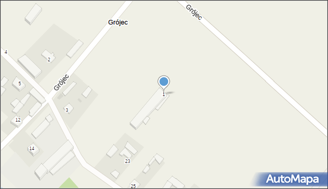Grójec, Grójec, 1, mapa Grójec