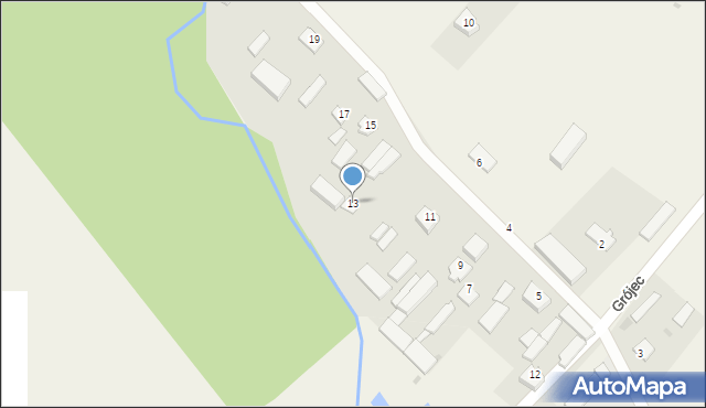 Grójec, Grójec, 13, mapa Grójec