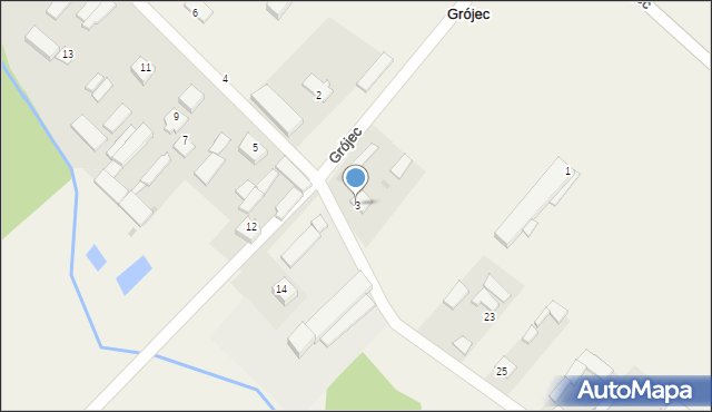 Grójec, Grójec, 3, mapa Grójec