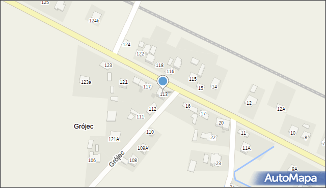 Grójec, Grójec, 113, mapa Grójec