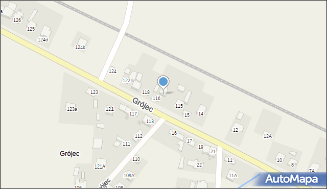 Grójec, Grójec, 116A, mapa Grójec