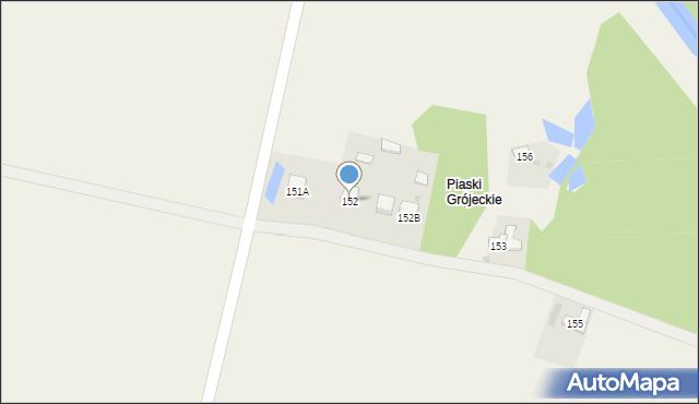 Grójec, Grójec, 152, mapa Grójec