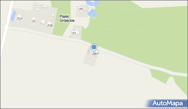 Grójec, Grójec, 155, mapa Grójec