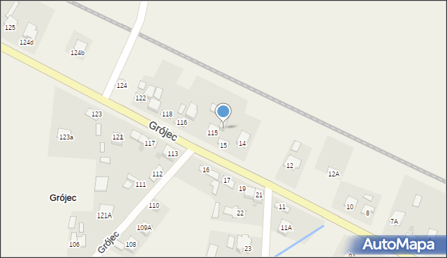 Grójec, Grójec, 15a, mapa Grójec