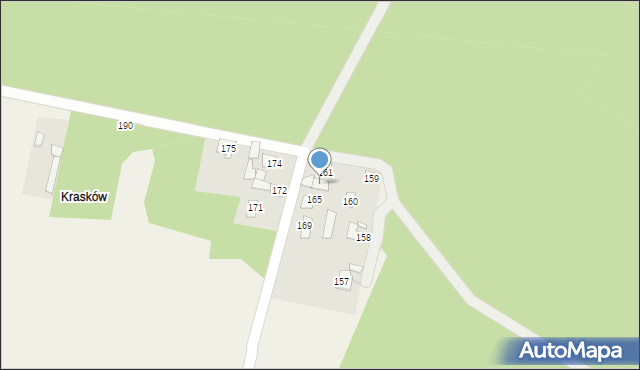 Grójec, Grójec, 163, mapa Grójec