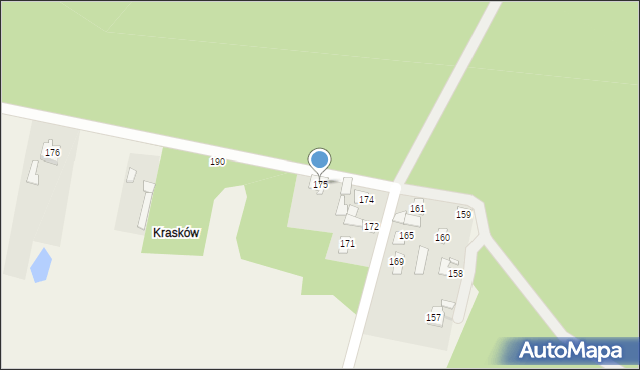 Grójec, Grójec, 175, mapa Grójec