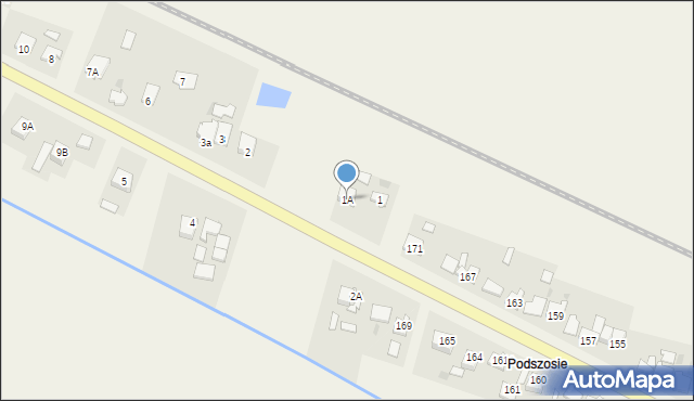 Grójec, Grójec, 1A, mapa Grójec