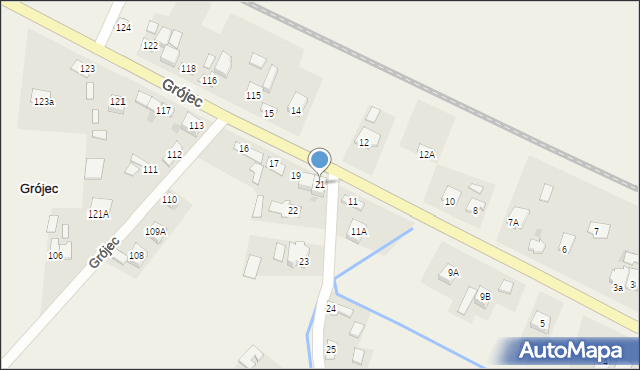 Grójec, Grójec, 21, mapa Grójec