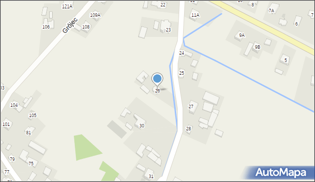 Grójec, Grójec, 26, mapa Grójec