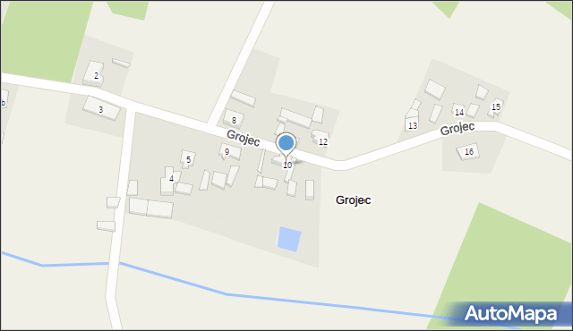 Grojec, Grojec, 10, mapa Grojec