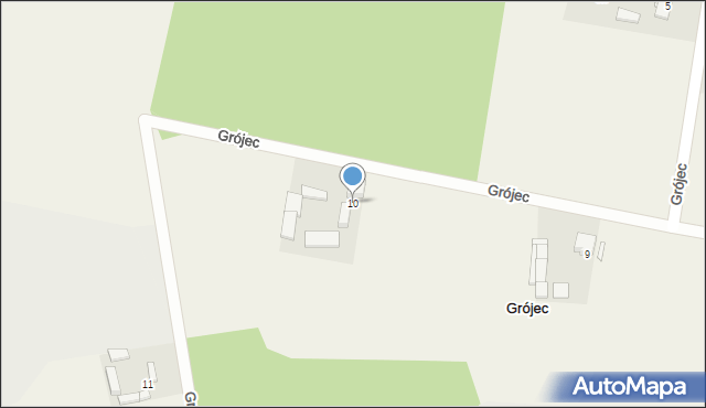 Grójec, Grójec, 10, mapa Grójec