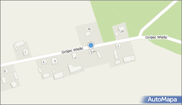 Grójec Wielki, Grójec Wielki, 3, mapa Grójec Wielki