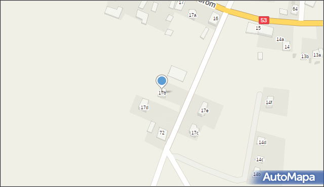 Grom, Grom, 17b, mapa Grom