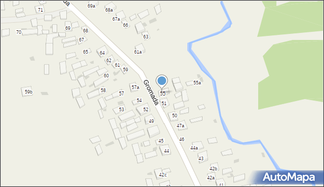 Gromada, Gromada, 55, mapa Gromada
