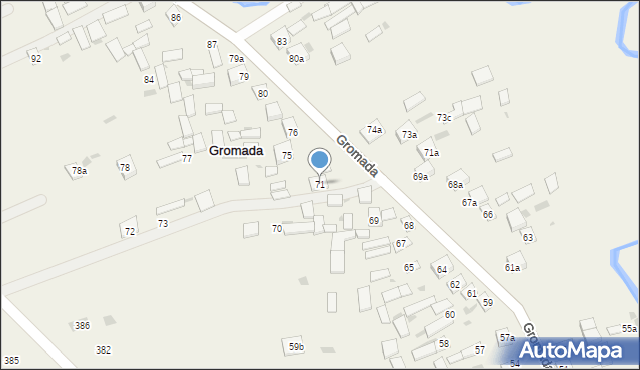 Gromada, Gromada, 71, mapa Gromada