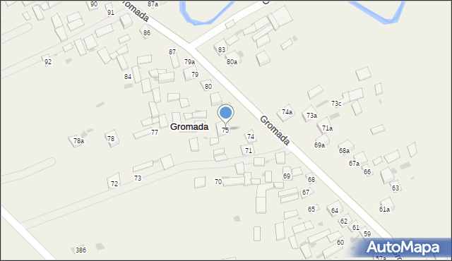 Gromada, Gromada, 75, mapa Gromada