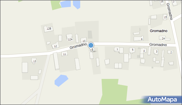 Gromadno, Gromadno, 9, mapa Gromadno