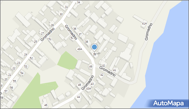 Gromadno, Gromadno, 39, mapa Gromadno