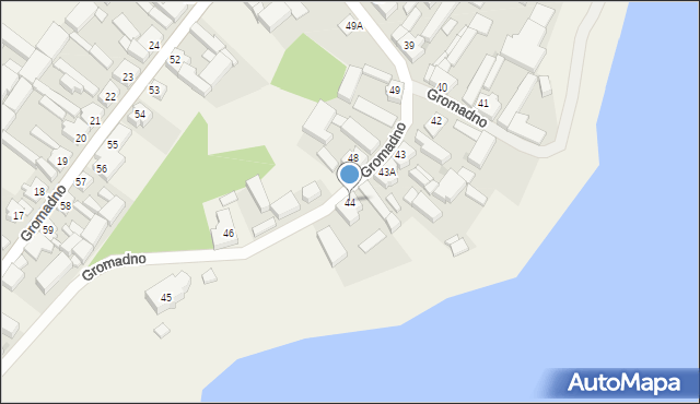 Gromadno, Gromadno, 44, mapa Gromadno