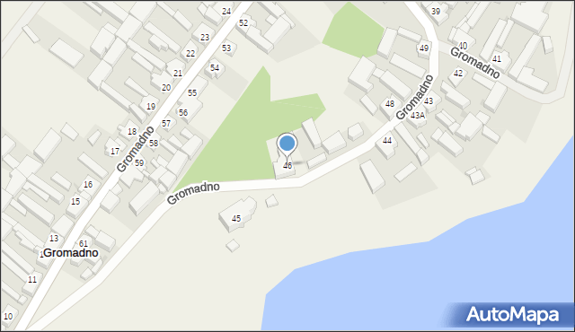 Gromadno, Gromadno, 46, mapa Gromadno