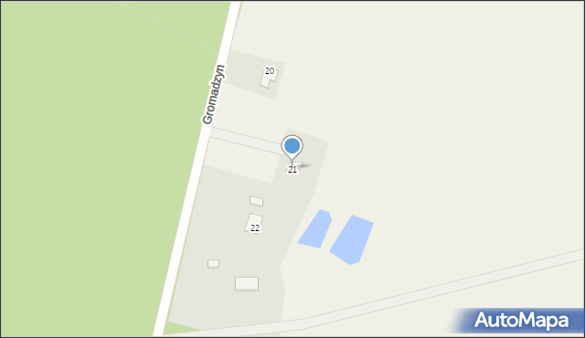 Gromadzyn, Gromadzyn, 21, mapa Gromadzyn