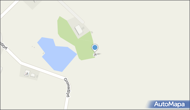 Gromadzyń, Gromadzyń, 15, mapa Gromadzyń