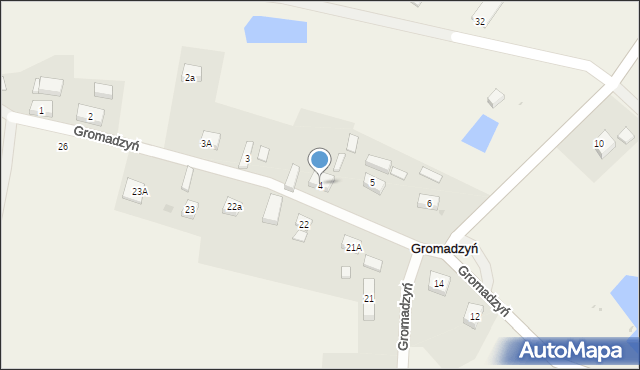 Gromadzyń, Gromadzyń, 4, mapa Gromadzyń