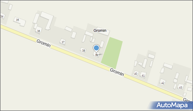 Gromin, Gromin, 39, mapa Gromin