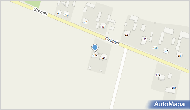 Gromin, Gromin, 43a, mapa Gromin