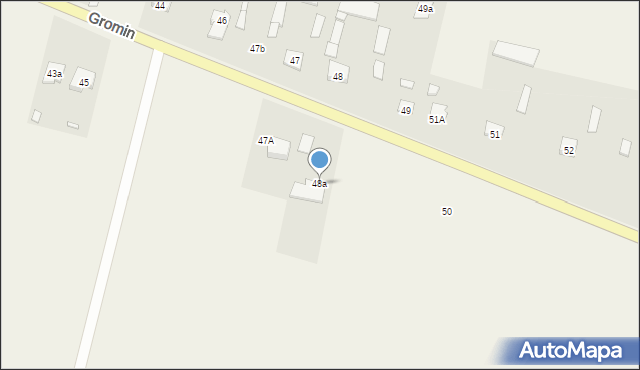 Gromin, Gromin, 48a, mapa Gromin