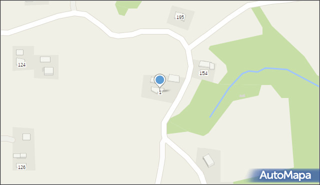 Gromnik, Graniczna, 1, mapa Gromnik