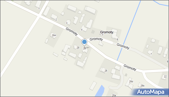 Gromoty, Gromoty, 28, mapa Gromoty