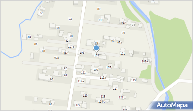 Gronków, Gronków, 103, mapa Gronków