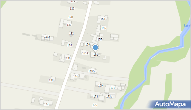 Gronków, Gronków, 161, mapa Gronków