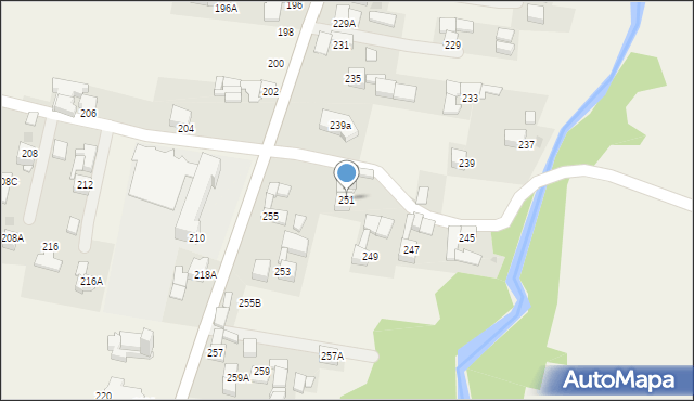 Gronków, Gronków, 251, mapa Gronków