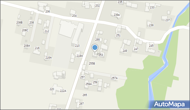 Gronków, Gronków, 255a, mapa Gronków