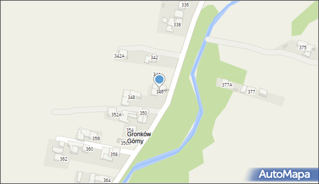 Gronków, Gronków, 346, mapa Gronków