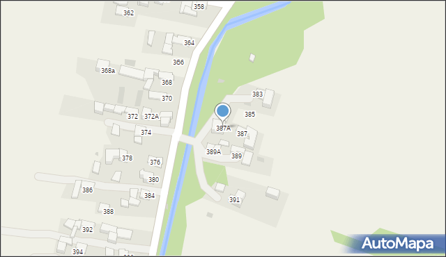 Gronków, Gronków, 387A, mapa Gronków