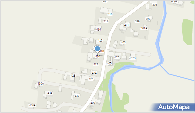 Gronków, Gronków, 420, mapa Gronków