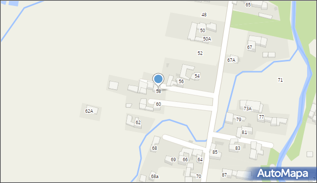 Gronków, Gronków, 58, mapa Gronków