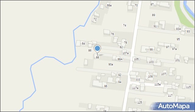 Gronków, Gronków, 88b, mapa Gronków