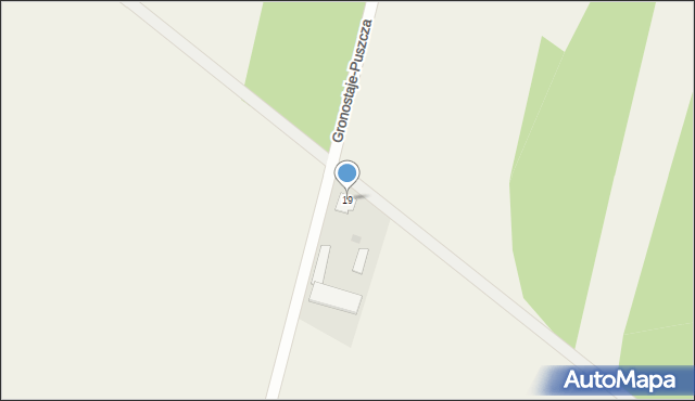 Gronostaje-Puszcza, Gronostaje-Puszcza, 19, mapa Gronostaje-Puszcza