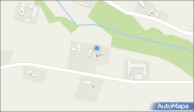 Gronów, Gronów, 3a, mapa Gronów