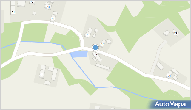 Gronów, Gronów, 76, mapa Gronów